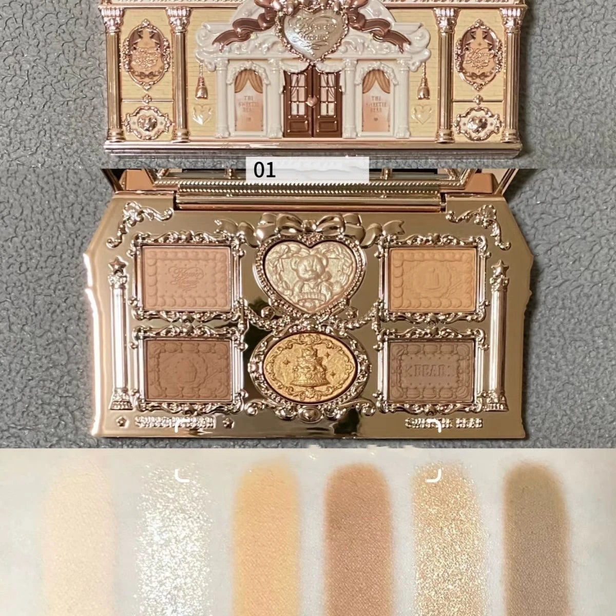 Palette fards à paupières – Haute pigmentation, longue tenue, fini mat et scintillant, kit cadeau maquillage