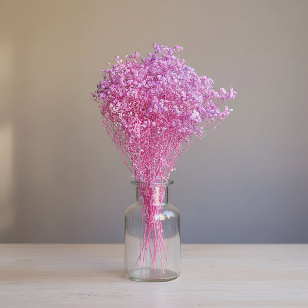 Natural Preserved Dried Baby’s Breath Flowers – Decorative Gypsophila Bouquet