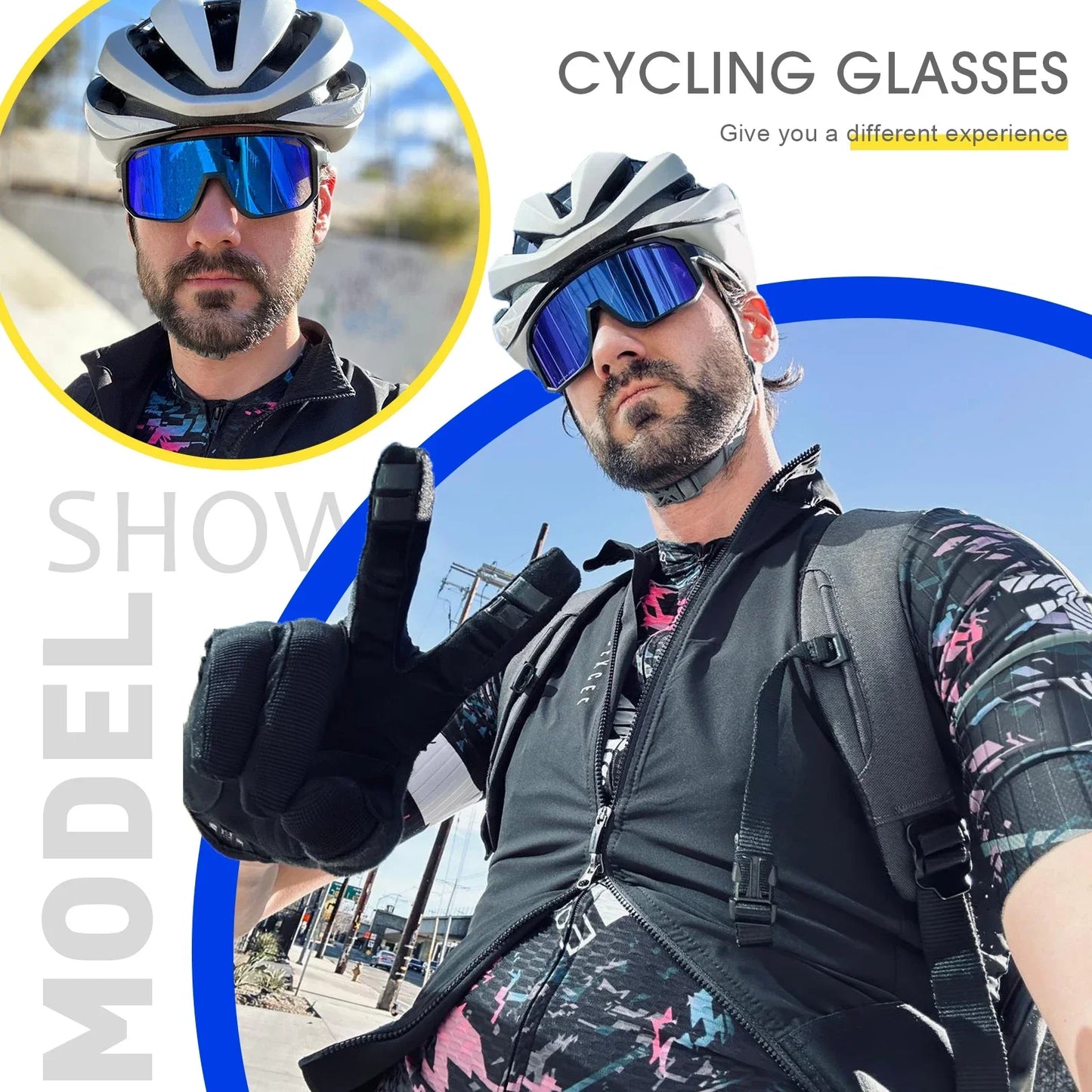 « Lunettes de Sport  – Cyclisme, UV400, Unisexe »