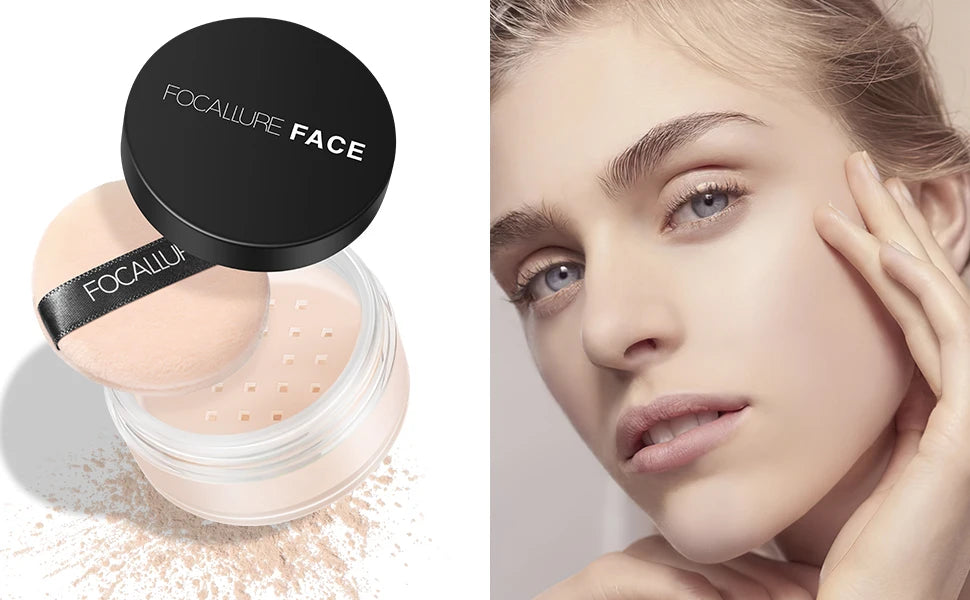 Poudre libre pour le visage, 3 couleurs, ultra-légère, finition parfaite, waterproof, poudre fixante translucide, cosmétique