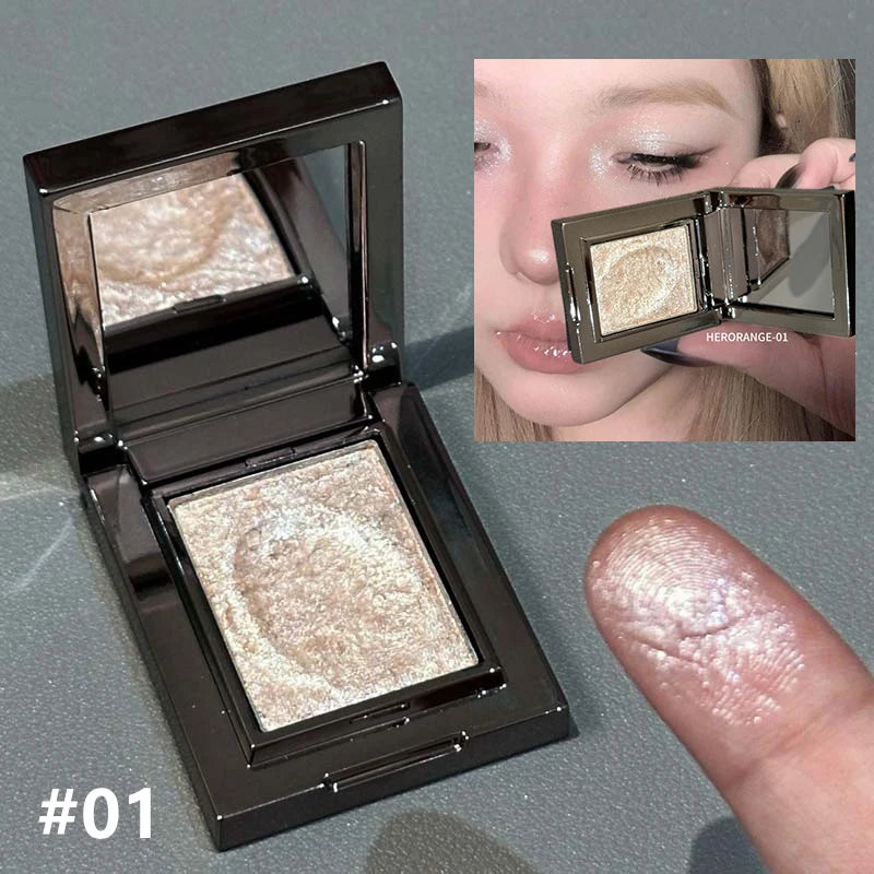 **« Palette fards à paupières caméléon vert foncé – Pailleté, facile à appliquer et illuminant »**