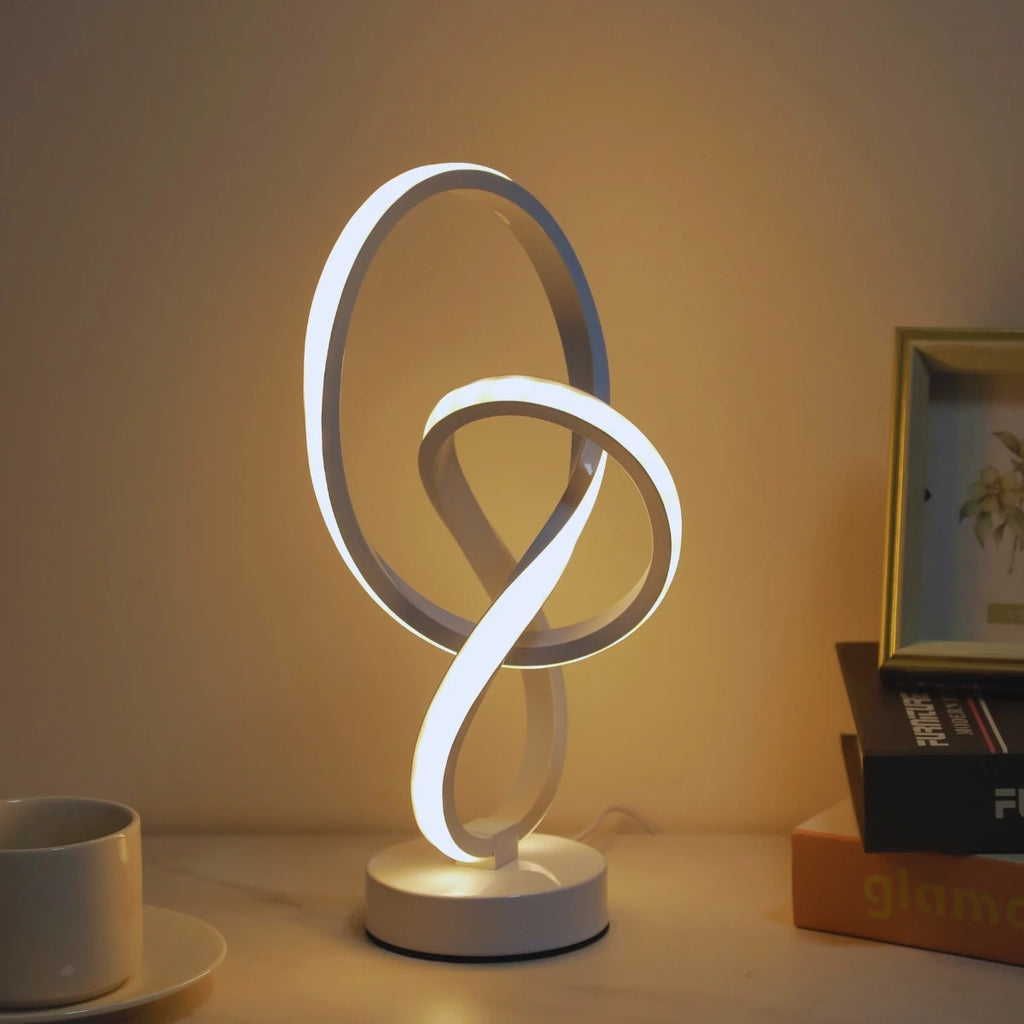 Creative LED Desk Lamp – 3 Color Dimmable USB Table Light for Home & Office