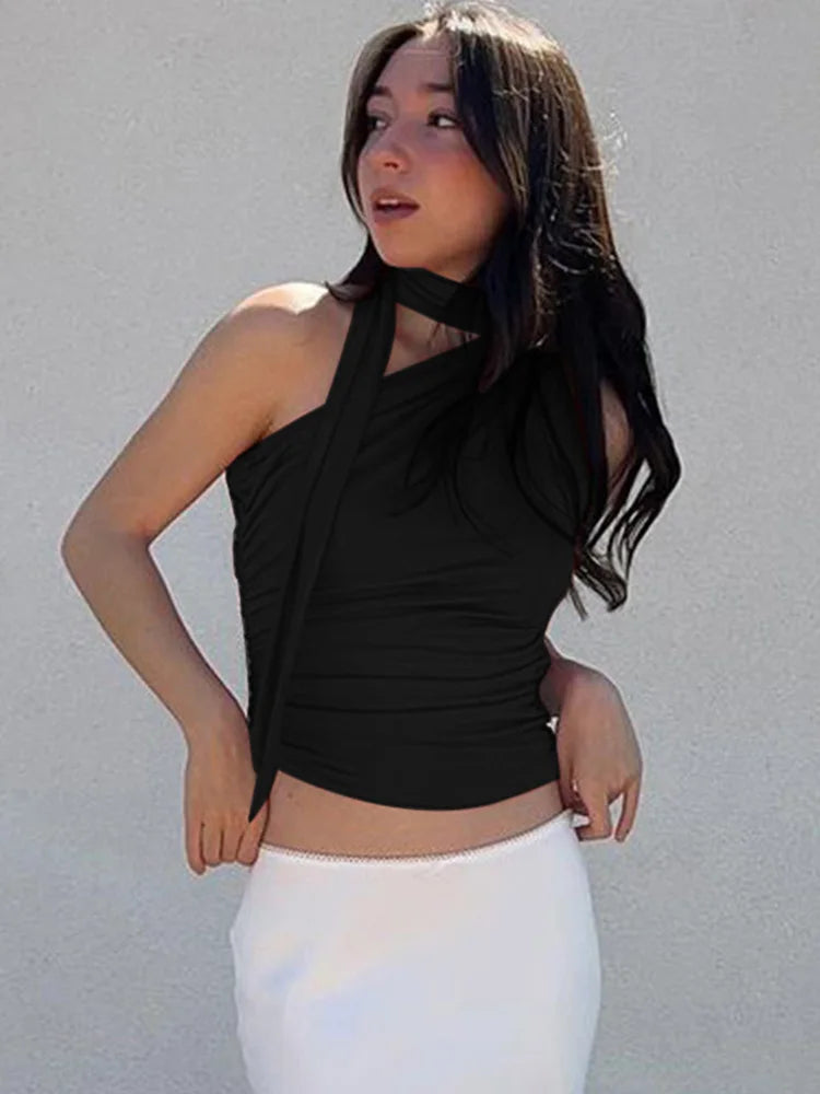 Débardeur Femme-Crop Top Sexy Été 2024