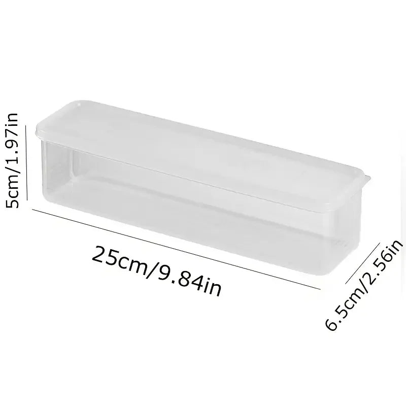 Refrigerator Fresh-Keeping Storage Boxes – Transparent Airtight Food Containers