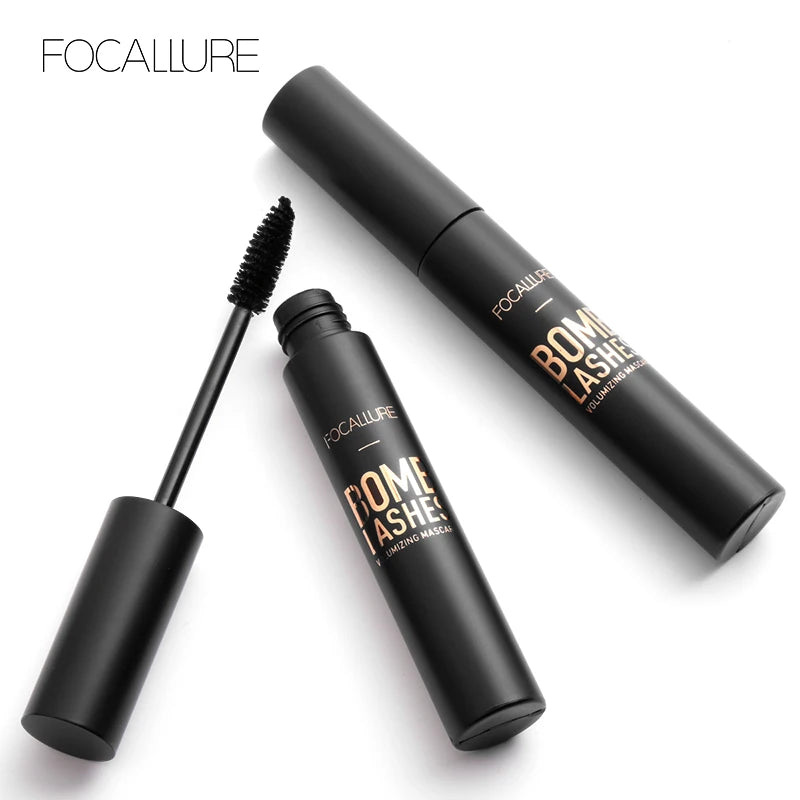 Mascara 3D fibres de soie noir volume et recourbant waterproof extensions cils épais