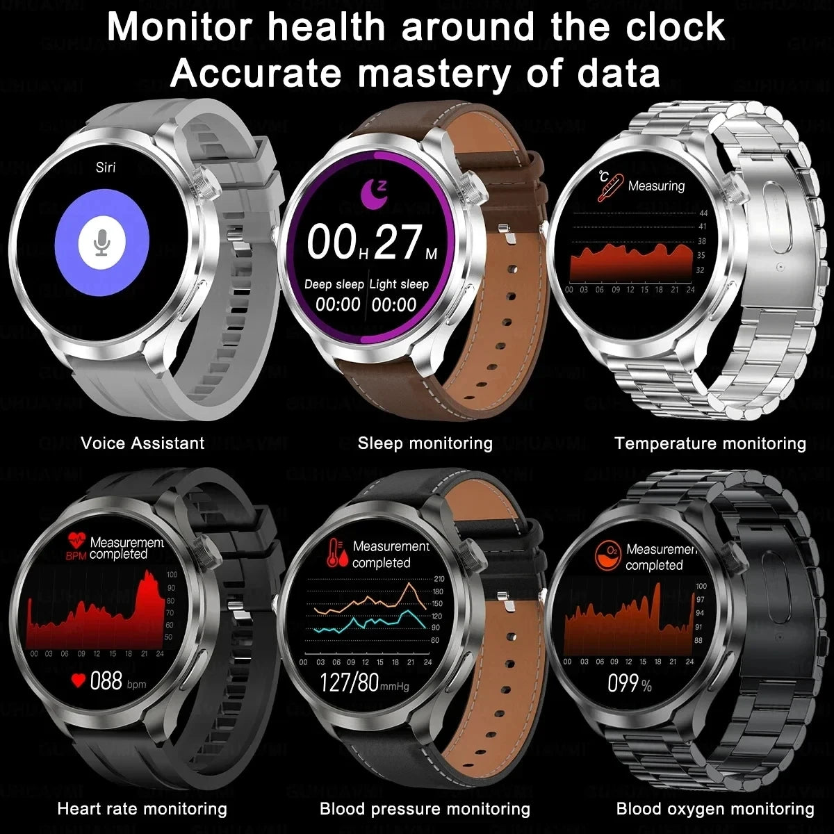 Marque originale Smartwatch 1.85 ''grand écran GPS trajectoire NFC Bluetooth appel fréquence cardiaque IP68 étanche sport montre intelligente hommes