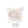 Cute Bear & Bunny Hooded Pet Hat – Soft Velvet Winter Costume for Cats & Dogs