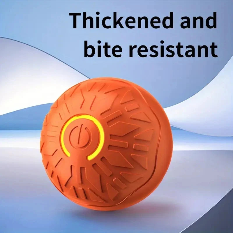 Smart Automatic Rolling Dog Ball – USB Rechargeable Interactive Pet Toy