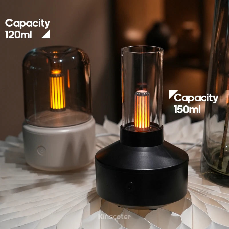 Portable Mini Aroma Diffuser – USB Essential Oil Humidifier with LED Night Light