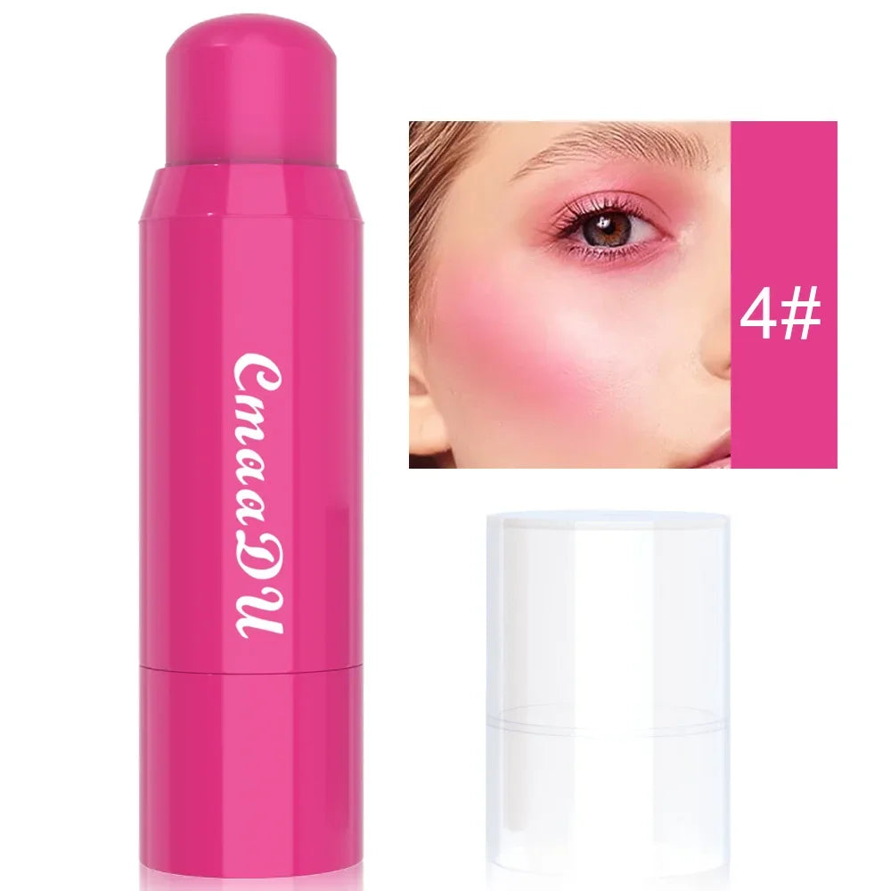Blush 6 couleurs – Waterproof, longue tenue, couleur naturelle et impeccable – Poudre blush à haute brillance, maquillage féminin sexy