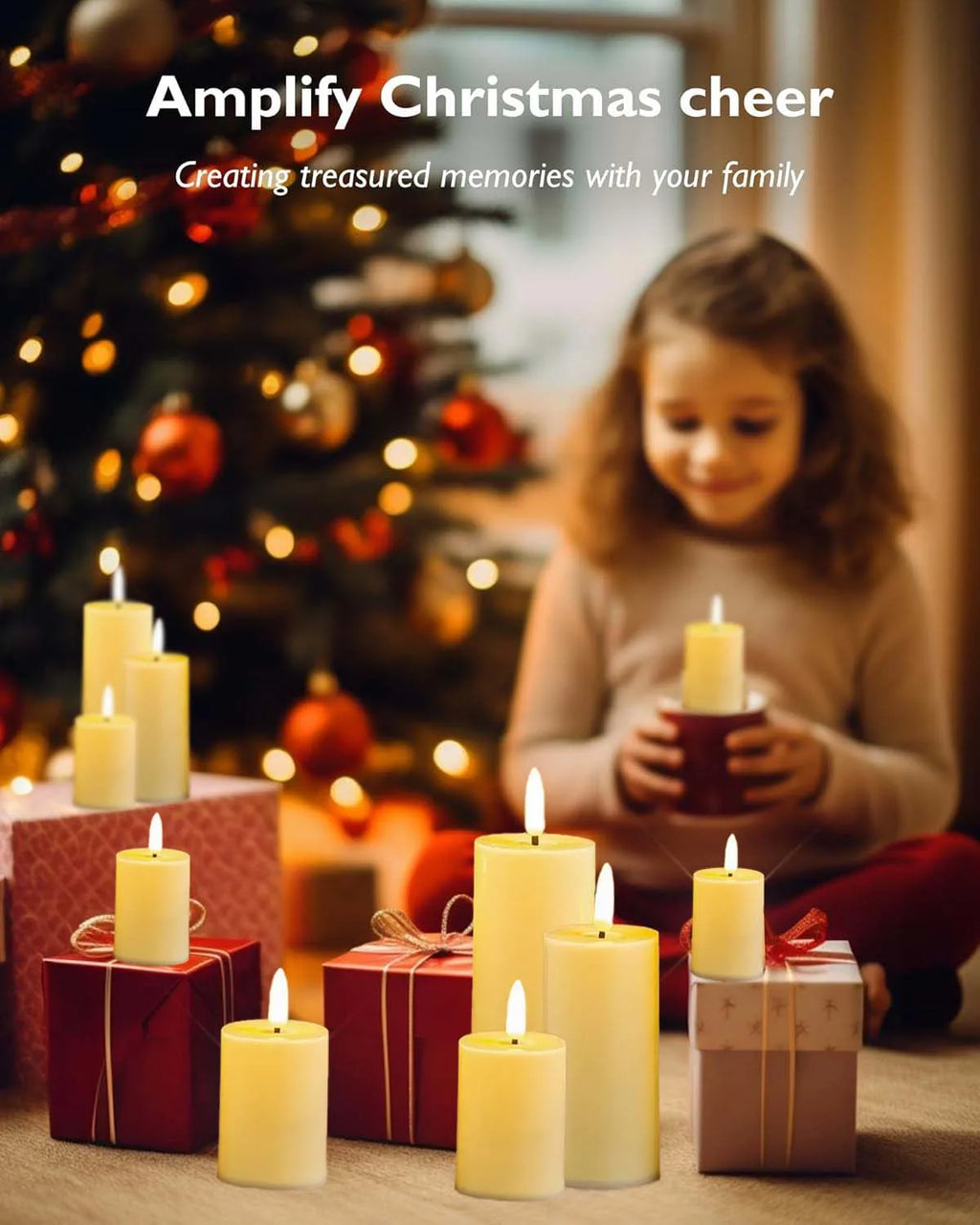 LED Flameless Flickering Candles Set (6–120 PCS) – Battery Operated Candles for Weddings & Events