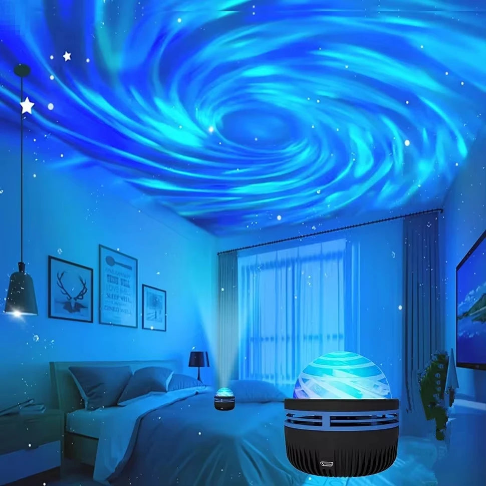 LED Galaxy Projector Night Light – Colorful Starry Sky Projector for Bedroom & Kids Room
