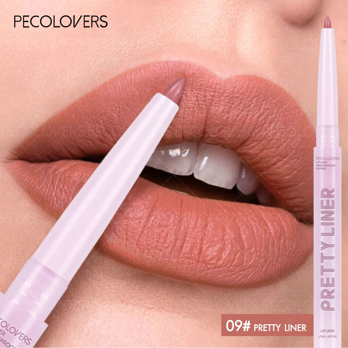 1 Pièce Crayon à Lèvres Nude – Texture Mat, Anti-Transfert, Pratique pour Voyage, Maquillage Quotidien