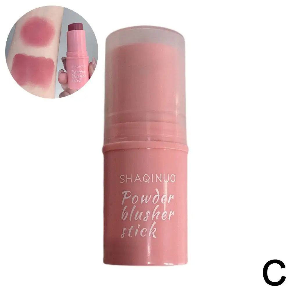 Blush Stick 3 Couleurs Waterproof — Pour Contouring, Joues Rouges, Texture Lisse, Longue Tenue, Illumine le Teint, Maquillage Blush