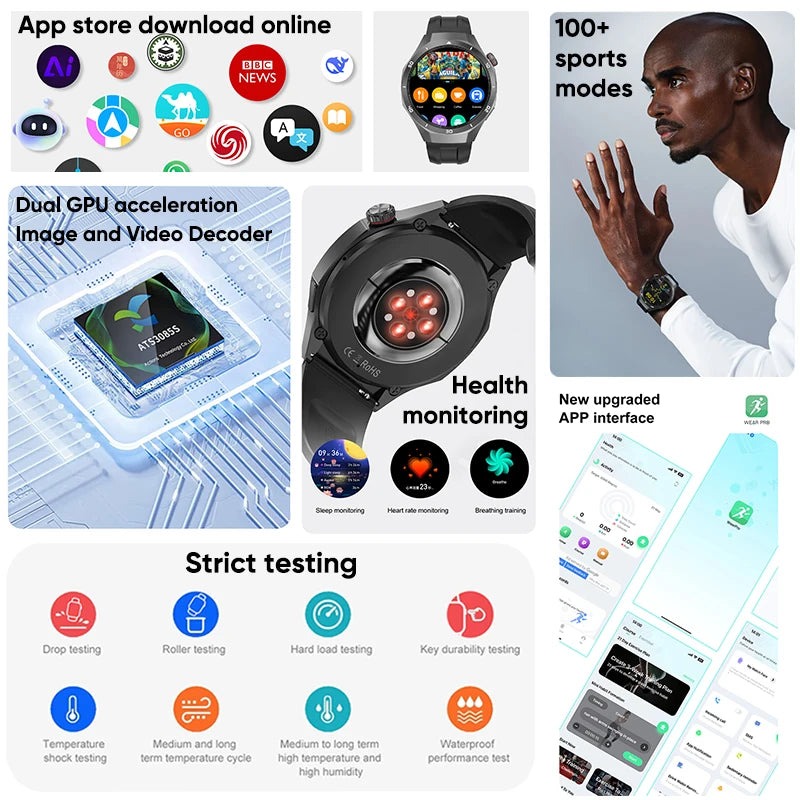 Montre connectée HUAWEI GT 5 Pro, mémoire de 32 go, AGPS Beidou, Navigation, écran saphir, vidéo HD, appel Bluetooth, nouveauté 2025