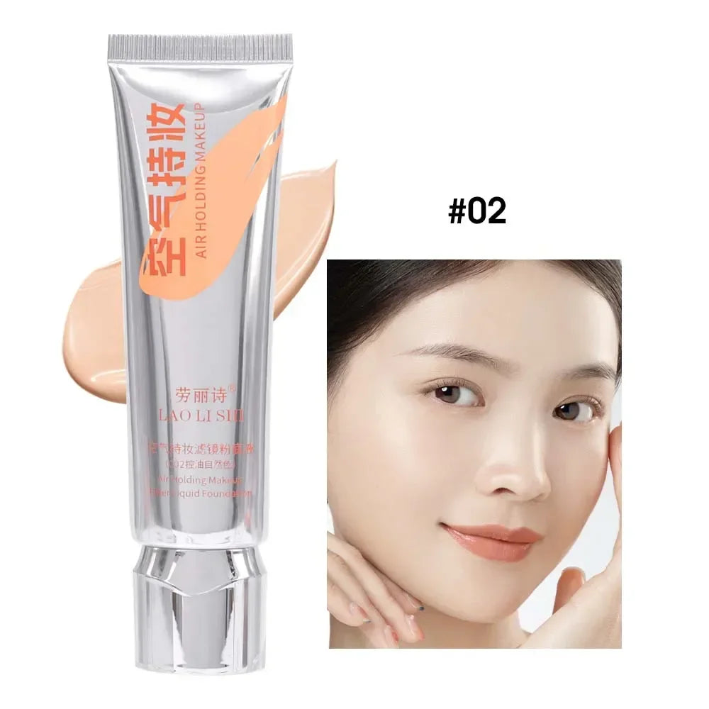 Fond de Teint Crème Longue Tenue – Waterproof, Contrôle du Sébum, Couvrance Totale, Mat, Correcteur Liquide et Contouring pour le Visage