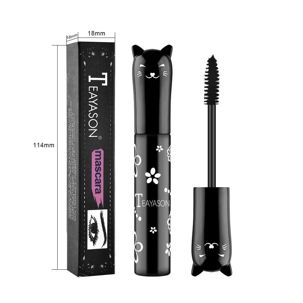 Mascara multicolore waterproof séchage rapide cils recourbés extensions bleu, rose, violet, noir, blanc maquillage