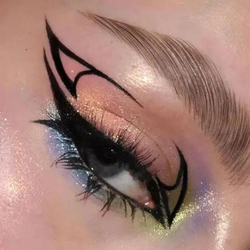 Eyeliner Liquide Ultra-Fin Étanche – Maquillage Coréen pour Femmes, Séchage Rapide, Lisse, Longue Tenue, Stylo Cils Inférieurs, Cosmétiques