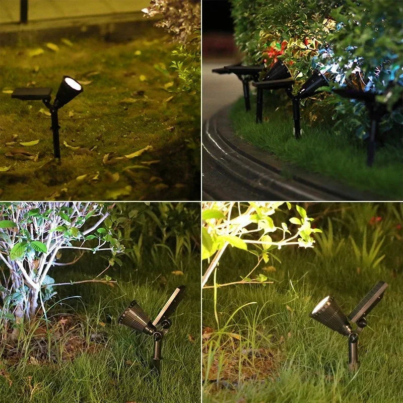 9 LED Solar Spotlight – Adjustable Outdoor Garden Light