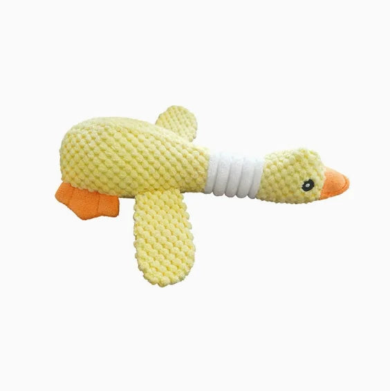 Blue Goose Plush Pet Toy – Squeaky Chew Toy for Dogs & Cats