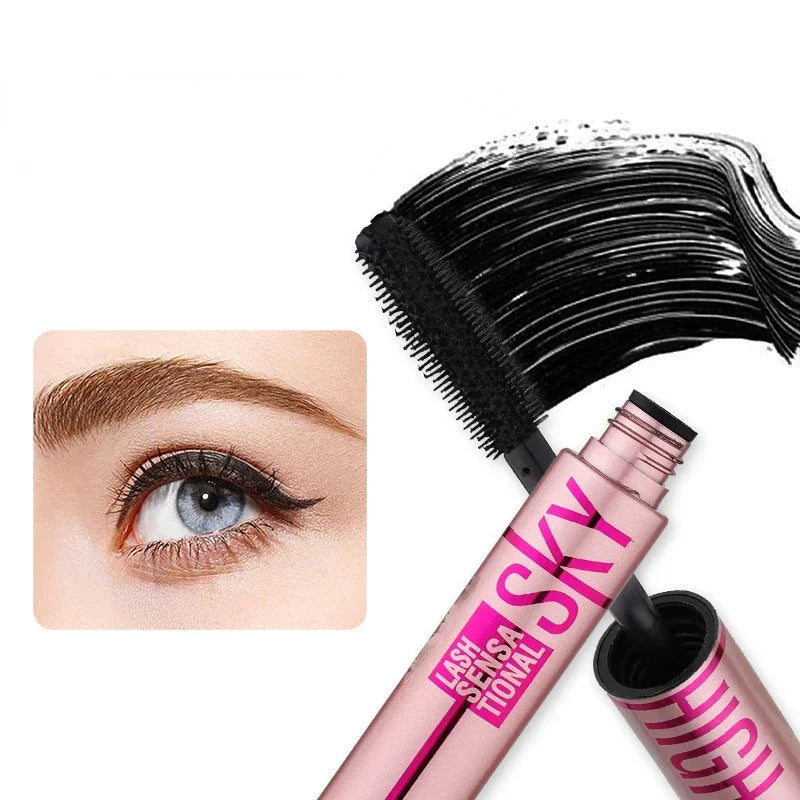 Mascara allongeant waterproof coréen – Cils soyeux et effet extension longue tenue | Couleur noire intense | Maquillage beauté pour femmes