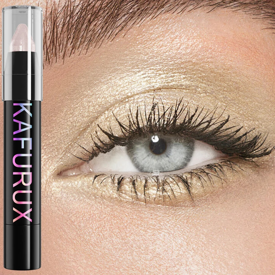 Crayon eyeliner nacré pailleté 24 couleurs, waterproof, mat, nude, effet illuminateur.