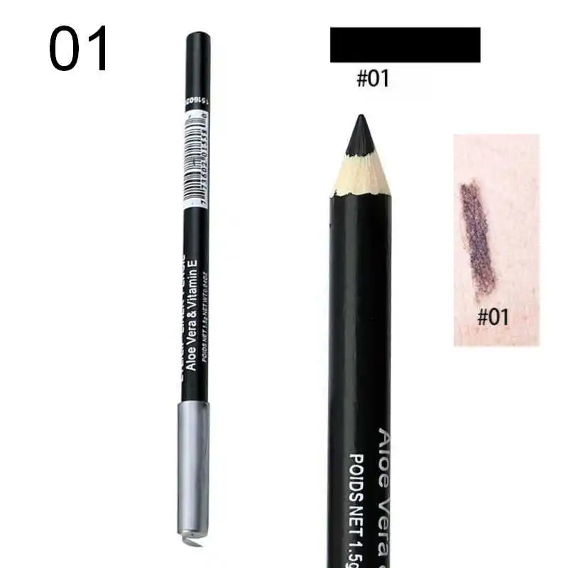 Crayon à sourcils Eyeliner noir et marron, maquillage professionnel à la mode, accessoires d'outils de beauté durables et imperméables