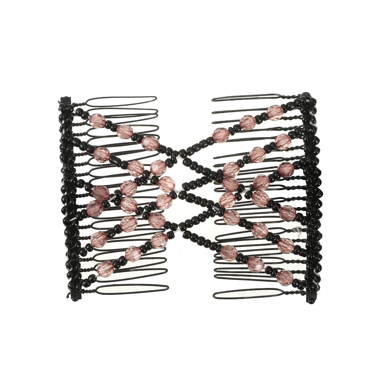 « Peigne Élastique Double Rang – Accessoire Cheveux Femme »