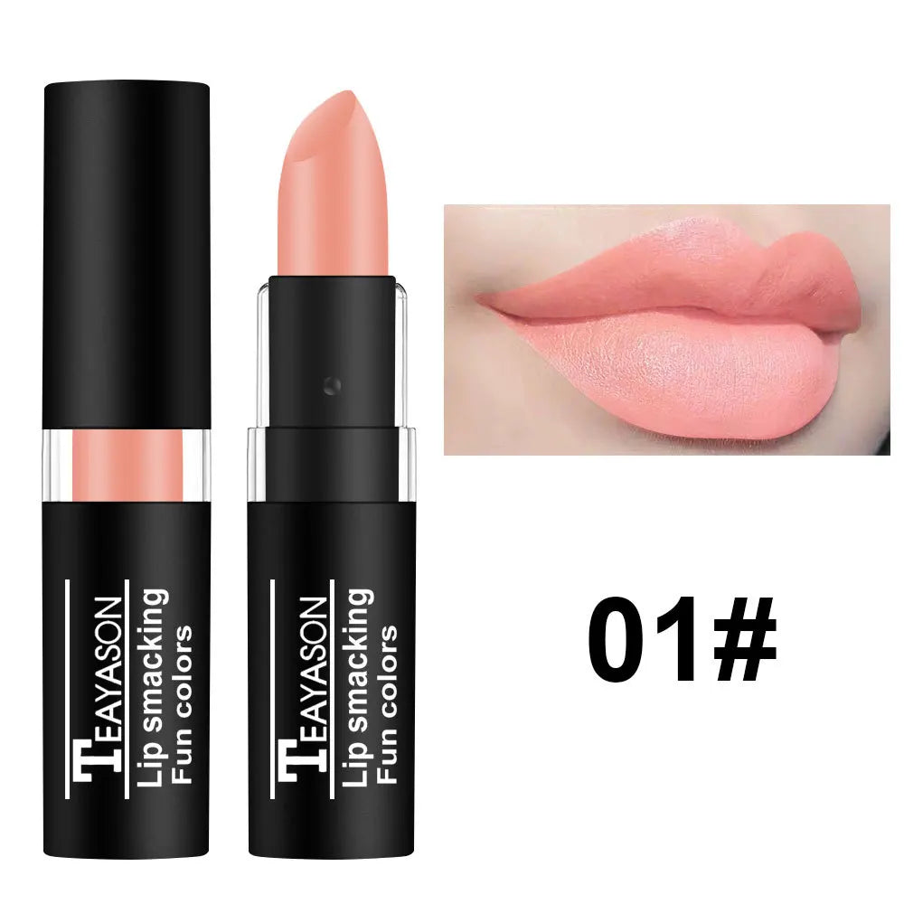 Set 12 Rouges à Lèvres Mat Nude – Waterproof, Longue Tenue, Anti-Transfert, Gloss, Teintes Sexy Vampire Rouge et Noir, Pigmenté, Cosmétiques