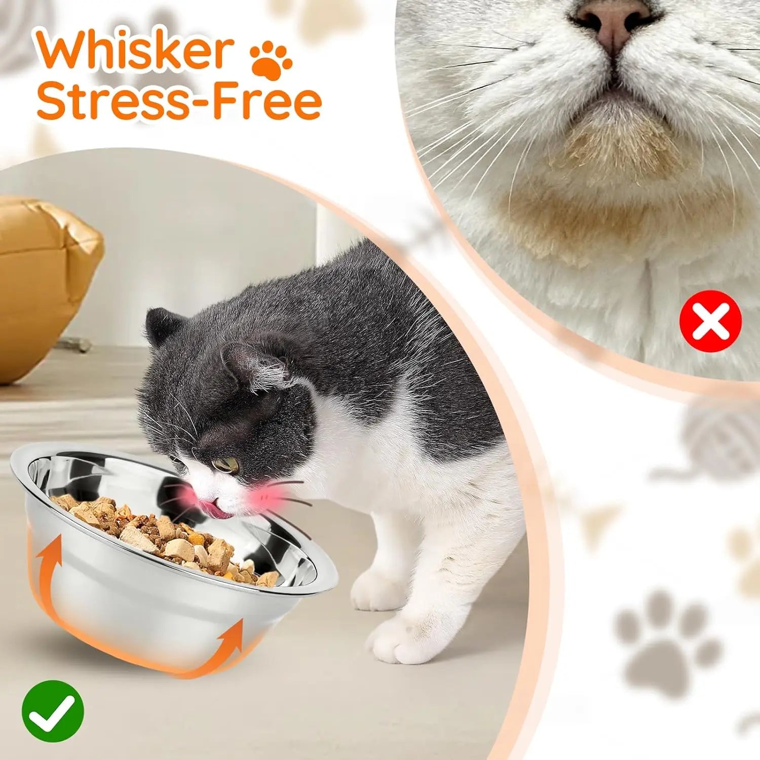 Elevated Wooden Pet Feeder with 3 Stainless Steel Bowls – Food & Water Station