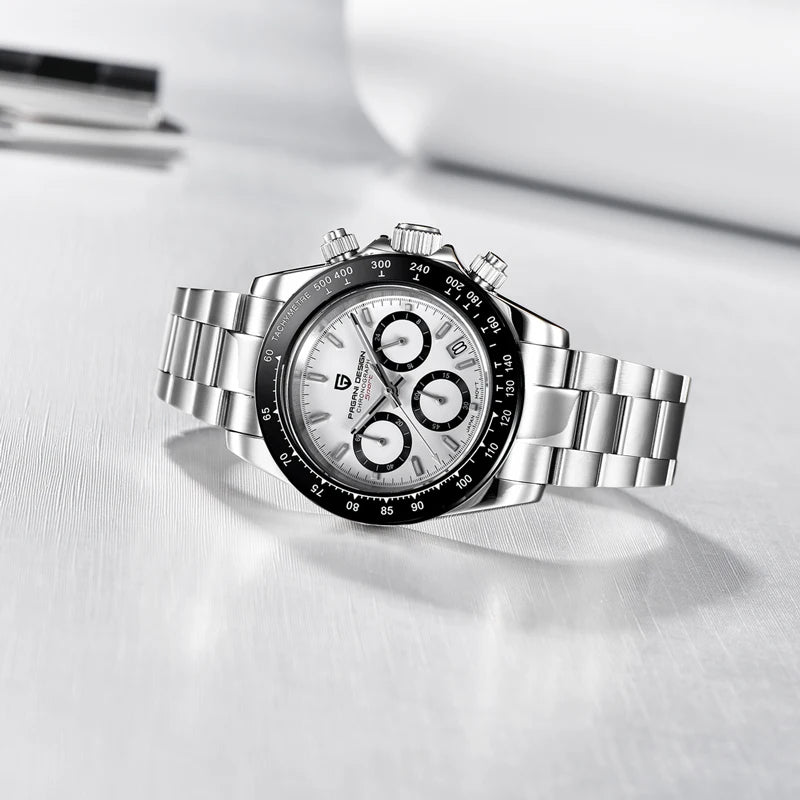 Montre à Quartz pour hommes, nouvelle collection 20224, Business, marque de luxe, chronographe VK63, étanche