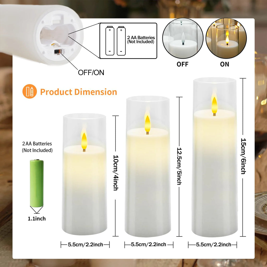LED Flameless Tea Light Candles (6–90 PCS) – Flickering Acrylic Cup Candles for Weddings & Events