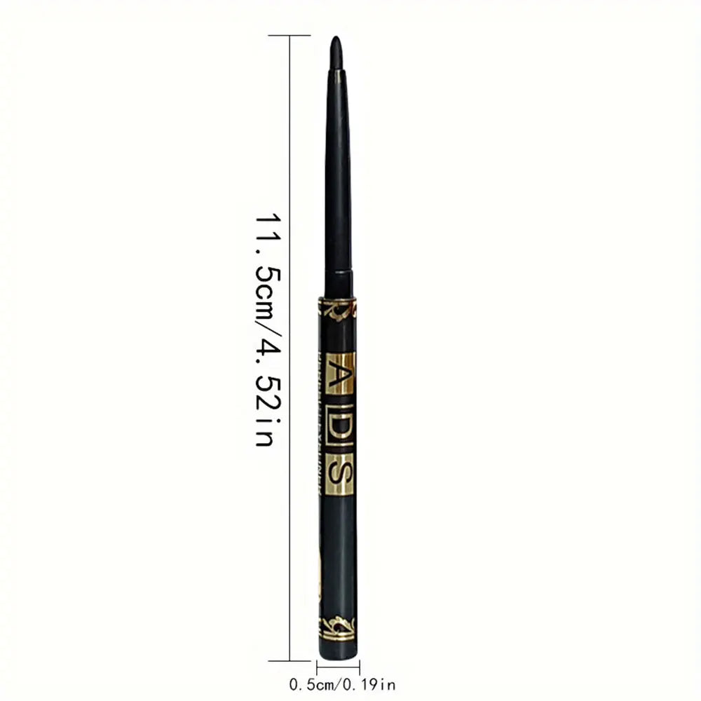 Crayons eyeliner noir 3 ou 9 pièces waterproof longue tenue anti-bavure résistant à la transpiration
