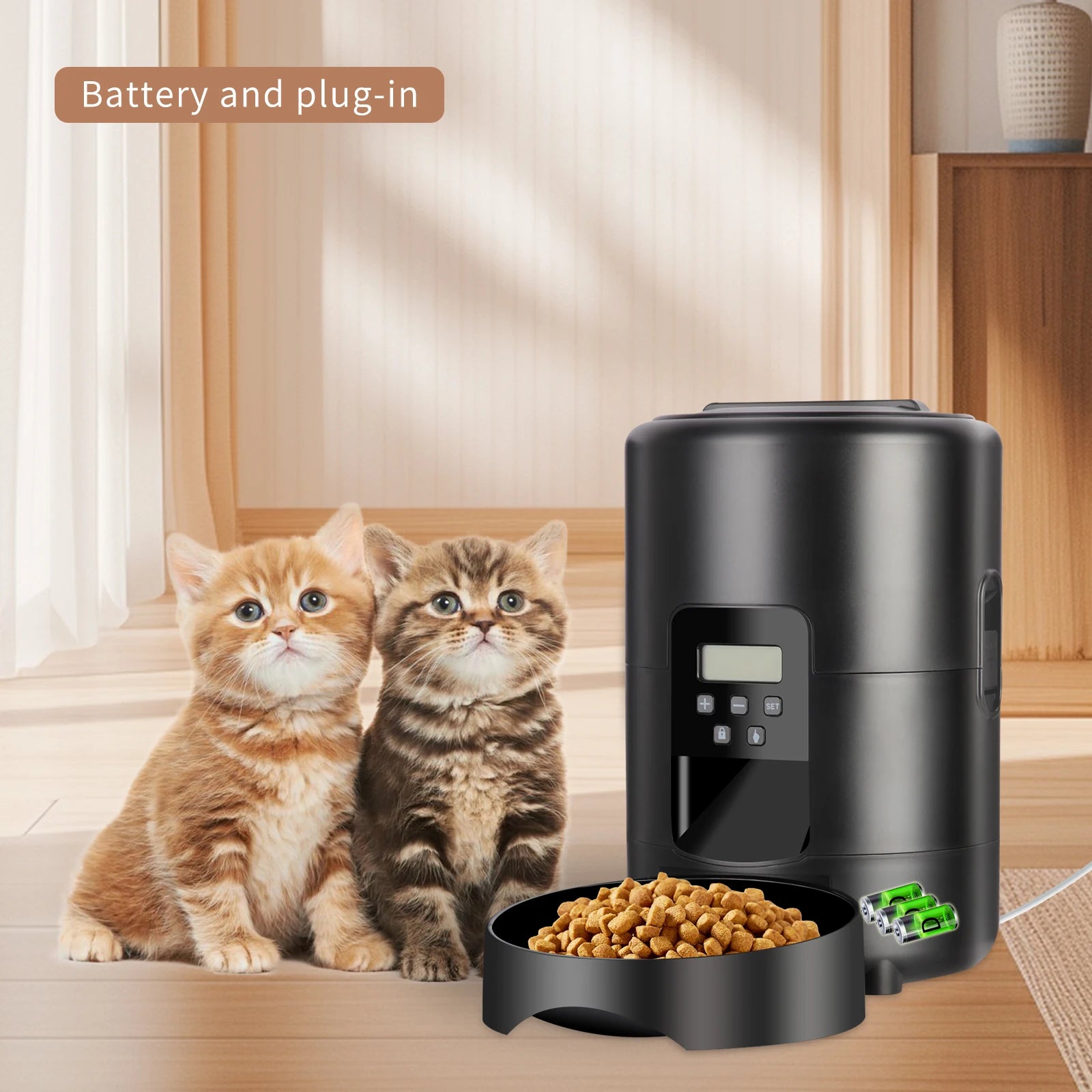 2L Smart Automatic Pet Feeder – Programmable Food Dispenser for Cats & Small Dogs