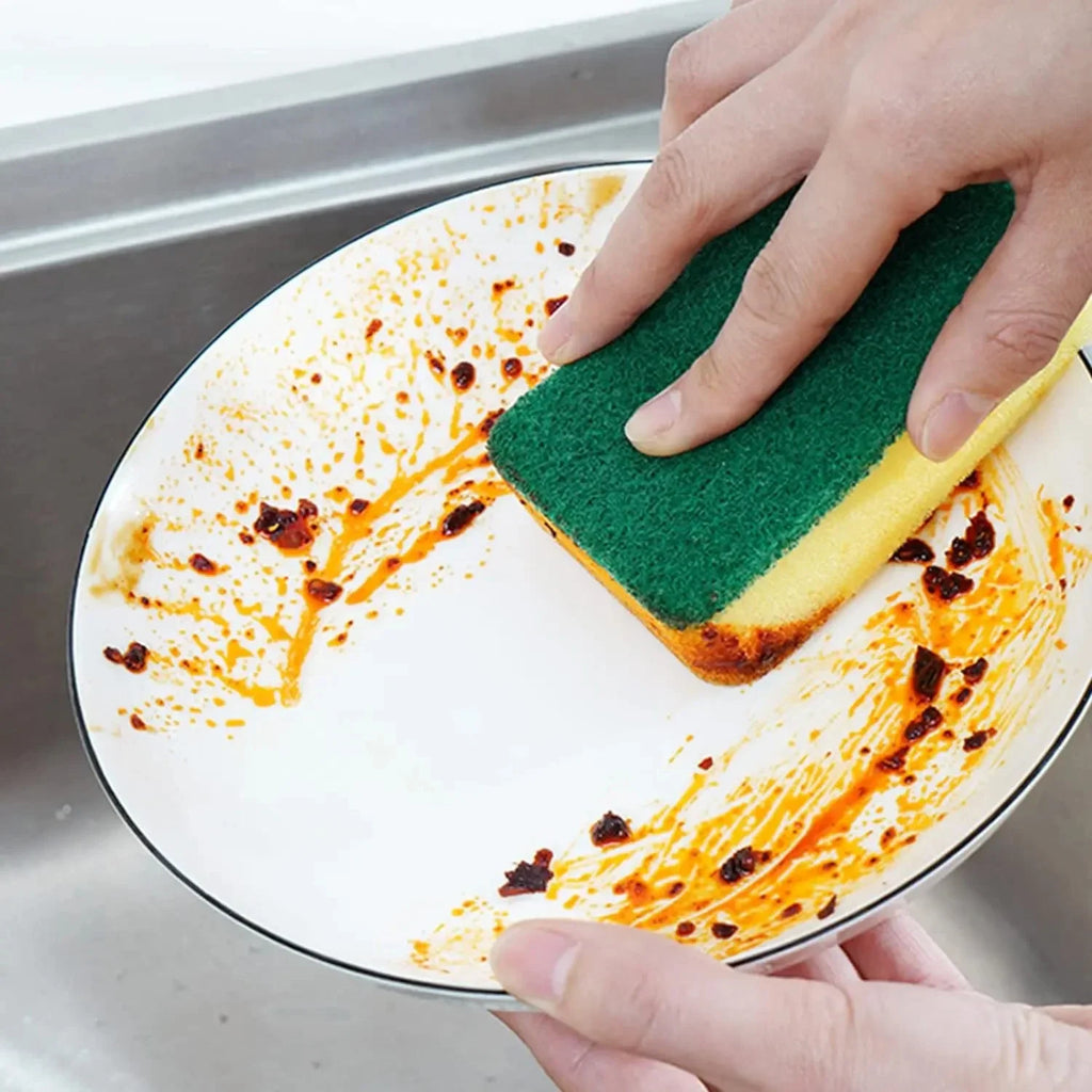 Double-Sided Magic Cleaning Sponge – Heavy Duty Kitchen Scrubber