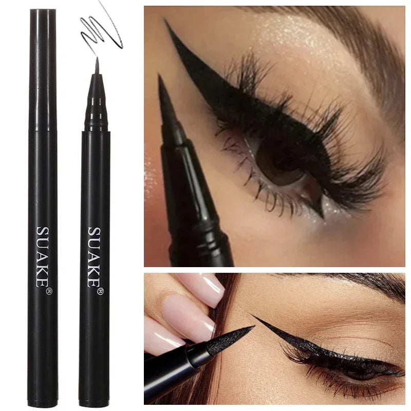 Crayon Eyeliner Séchage Rapide — longue tenue, texture lisse, fini mat, waterproof, anti-bavures, maquillage yeux