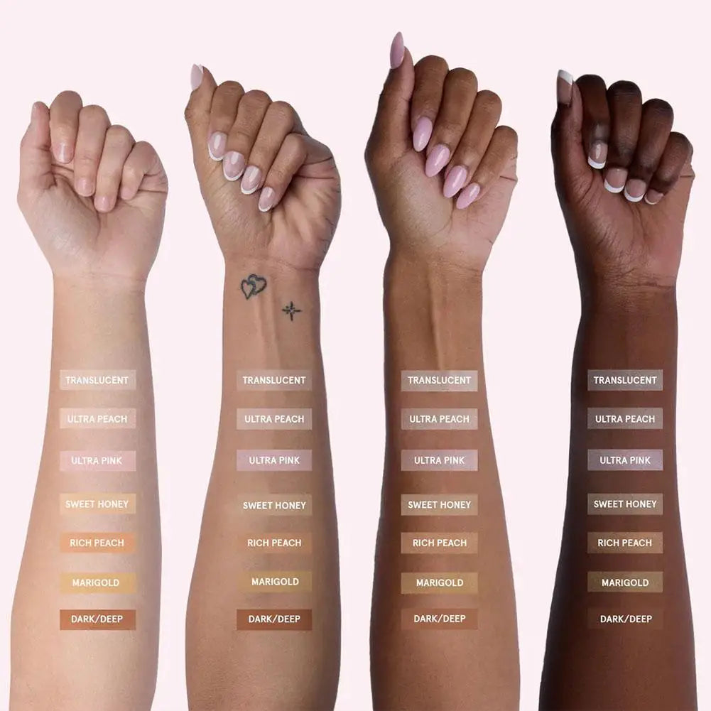 Poudre libre pour le visage O/S – Fixation longue tenue, waterproof, contrôle de l’huile, minimise les pores, poudre miel, maquillage pour tous types de peau