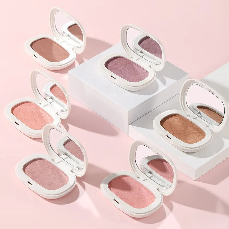 Blush mono couleur – Texture mochi sans poudre, formule douce à faible saturation – Fini mat naturel et longue tenue