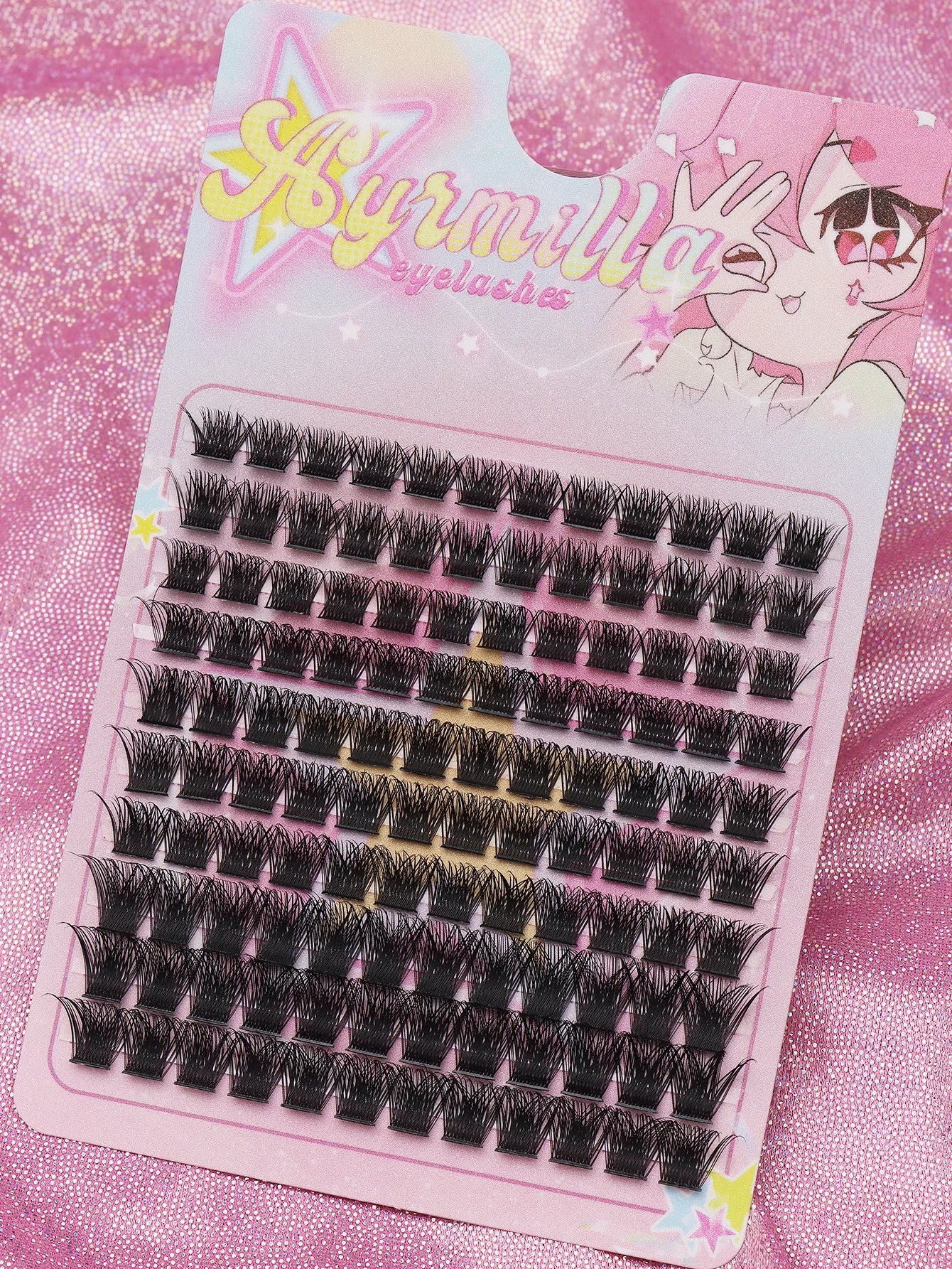 Cils individuels 9-13 mm – 120 grappes, pour fête, travail ou réunion quotidienne – Faux cils naturels, volumineux et doux, 3D en vison multi-couches