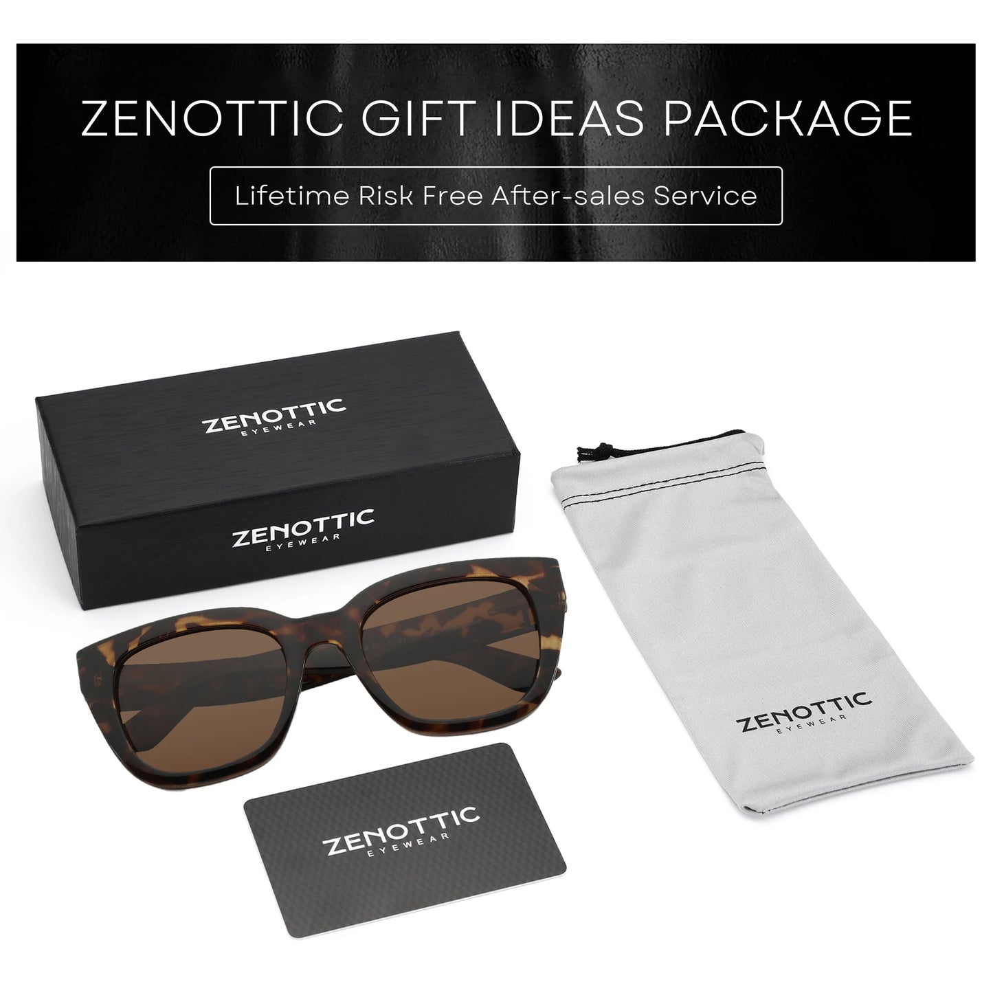 Lunettes de soleil – Modèle papillon à la mode pour femmes | Protection UV400 | Lunettes de soleil œil-de-chat polarisées ZS2218