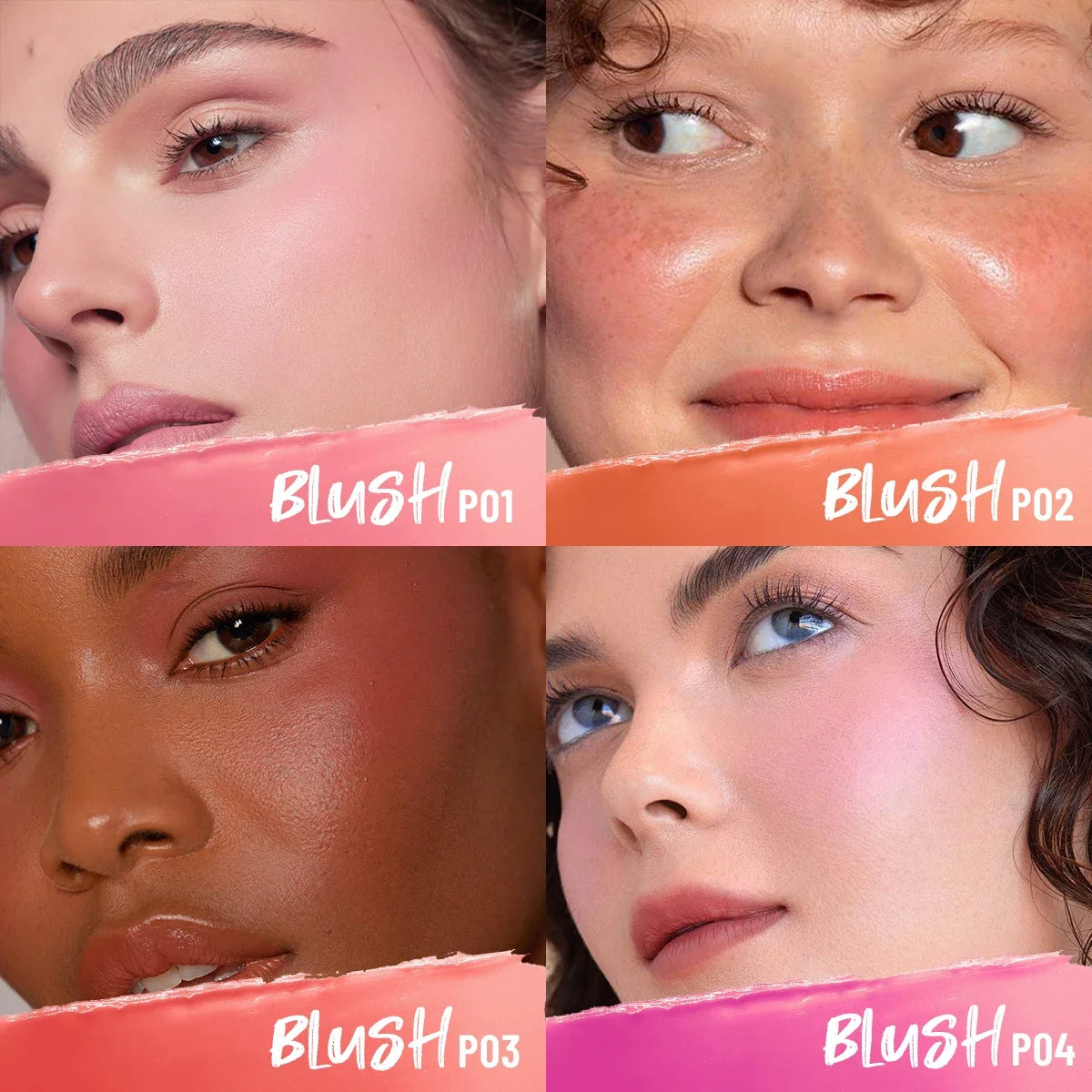 Stick Blush 1 PC — Pour Lèvres et Joues, Multi-couleurs Transparentes, Résistant aux Fruits, Parfait pour Toutes Occasions