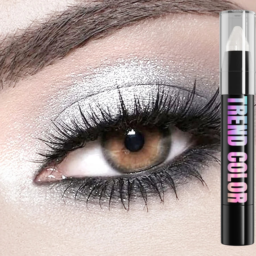 Crayon eyeliner nacré pailleté 24 couleurs, waterproof, mat, nude, effet illuminateur.