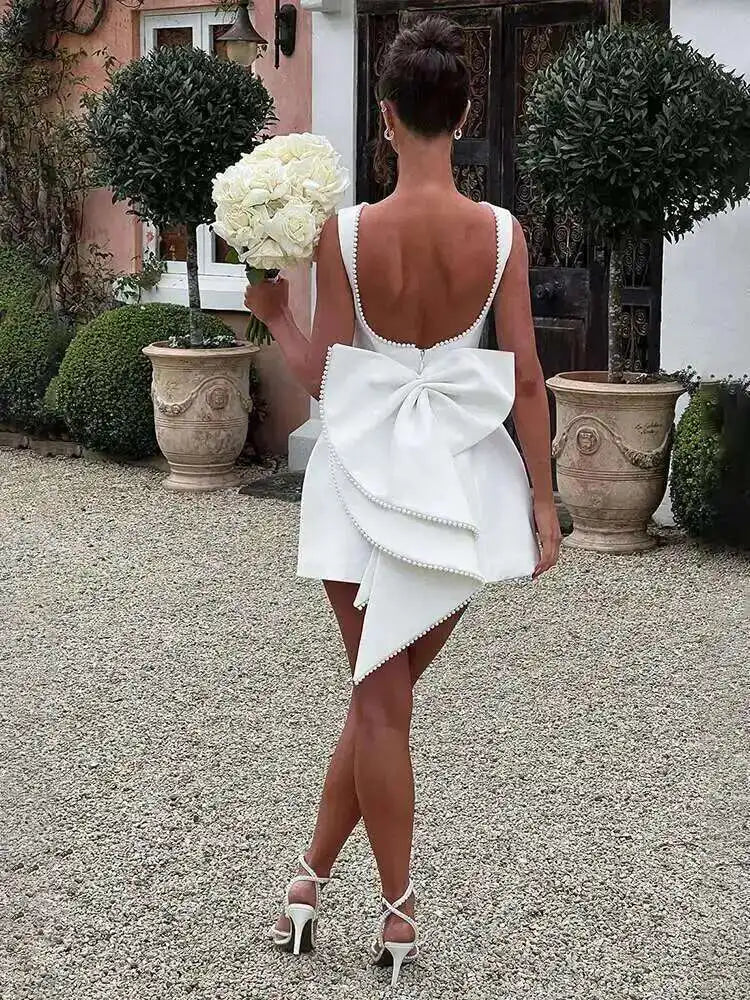 Mini Dress Femme – Noeud