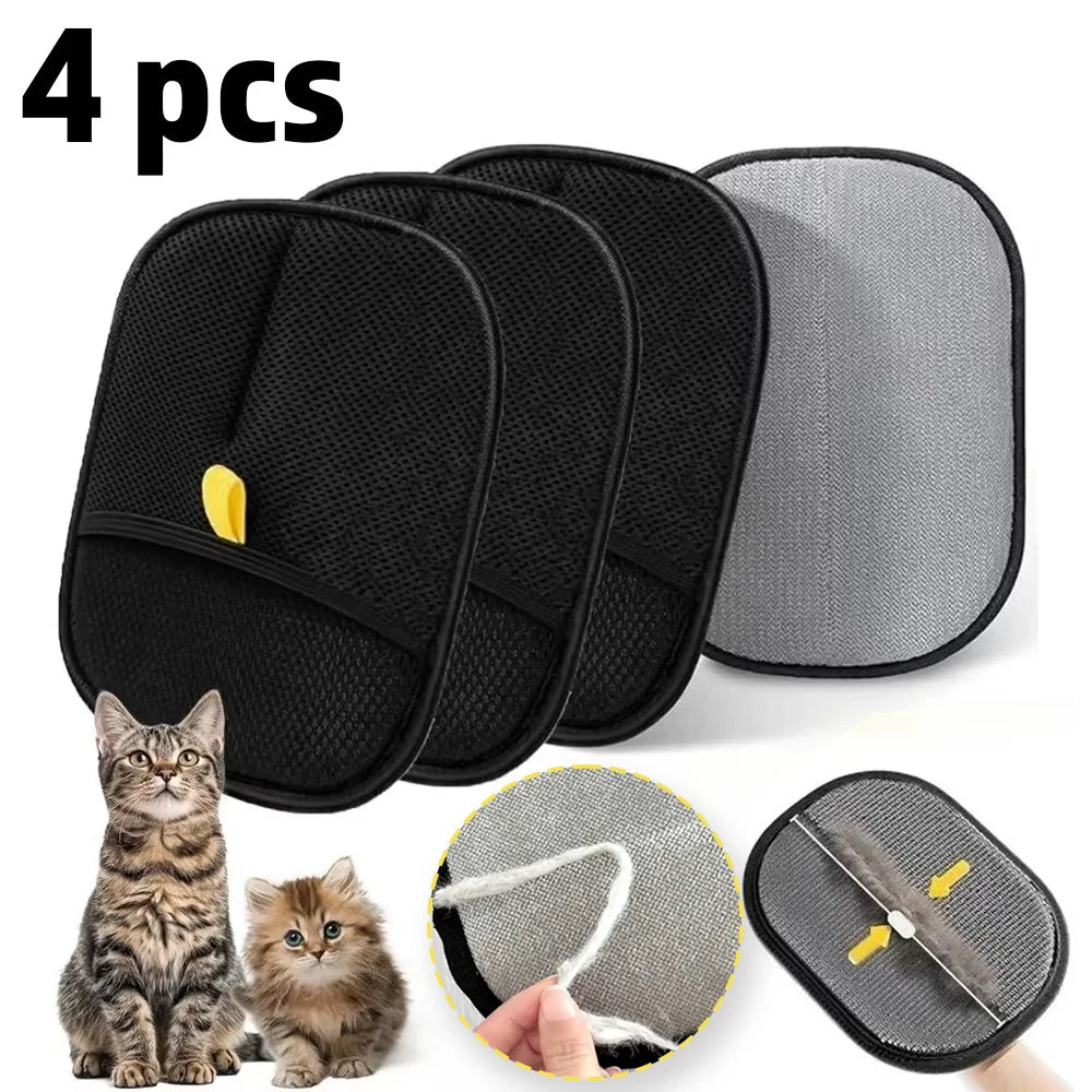 Double-Sided Pet Hair Removal Glove – Reusable Fur Cleaner for Furniture & Clothing
