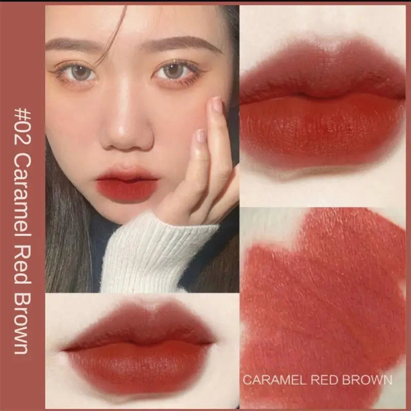 Crayon à Lèvres Mat Populaire – Waterproof, Effet Repulpant, Teintes Naturelles Nude et Rose, Contour Professionnel des Lèvres