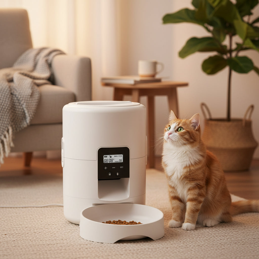 2L Smart Automatic Pet Feeder – Programmable Food Dispenser for Cats & Small Dogs