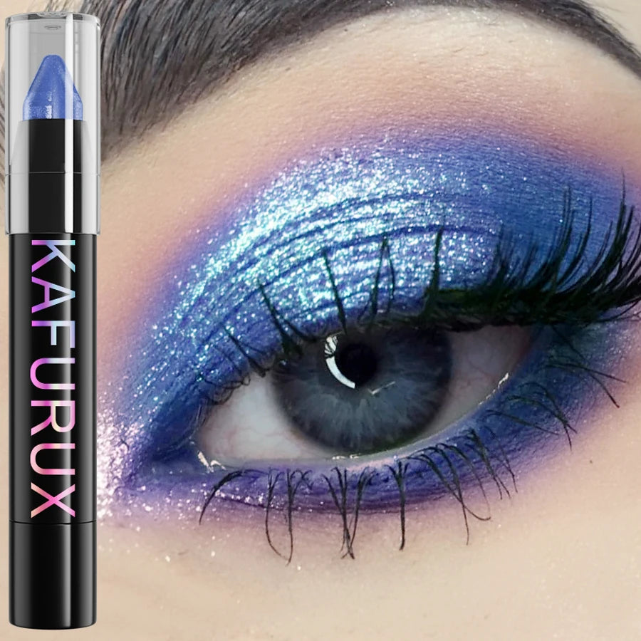 Crayon eyeliner nacré pailleté 24 couleurs, waterproof, mat, nude, effet illuminateur.