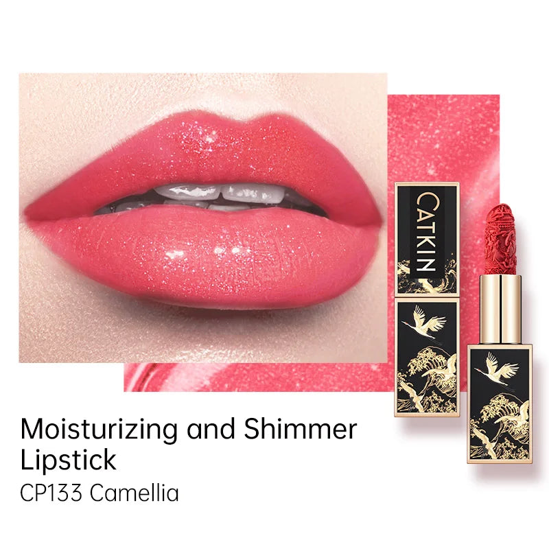 Rouge à Lèvres Velours Mat – Hydratant, Fini Satin, Longue Tenue, Texture Lisse et Crémeuse