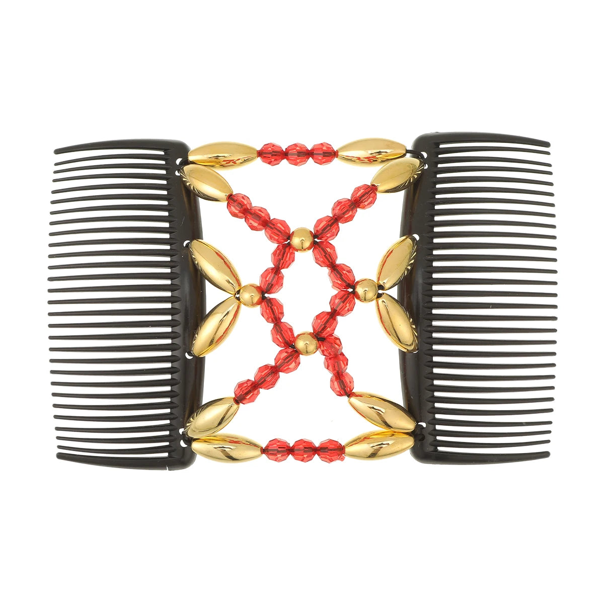 « Peigne Élastique Double Rang – Accessoire Cheveux Femme »