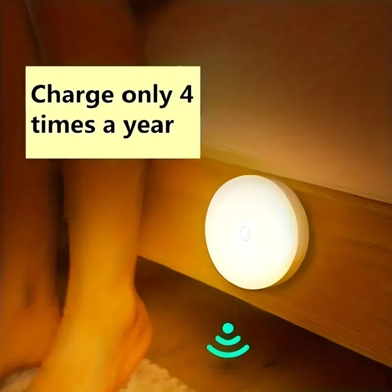 Wireless Motion Sensor Night Light – LED Detector Lamp for Bedroom, Closet & Staircase